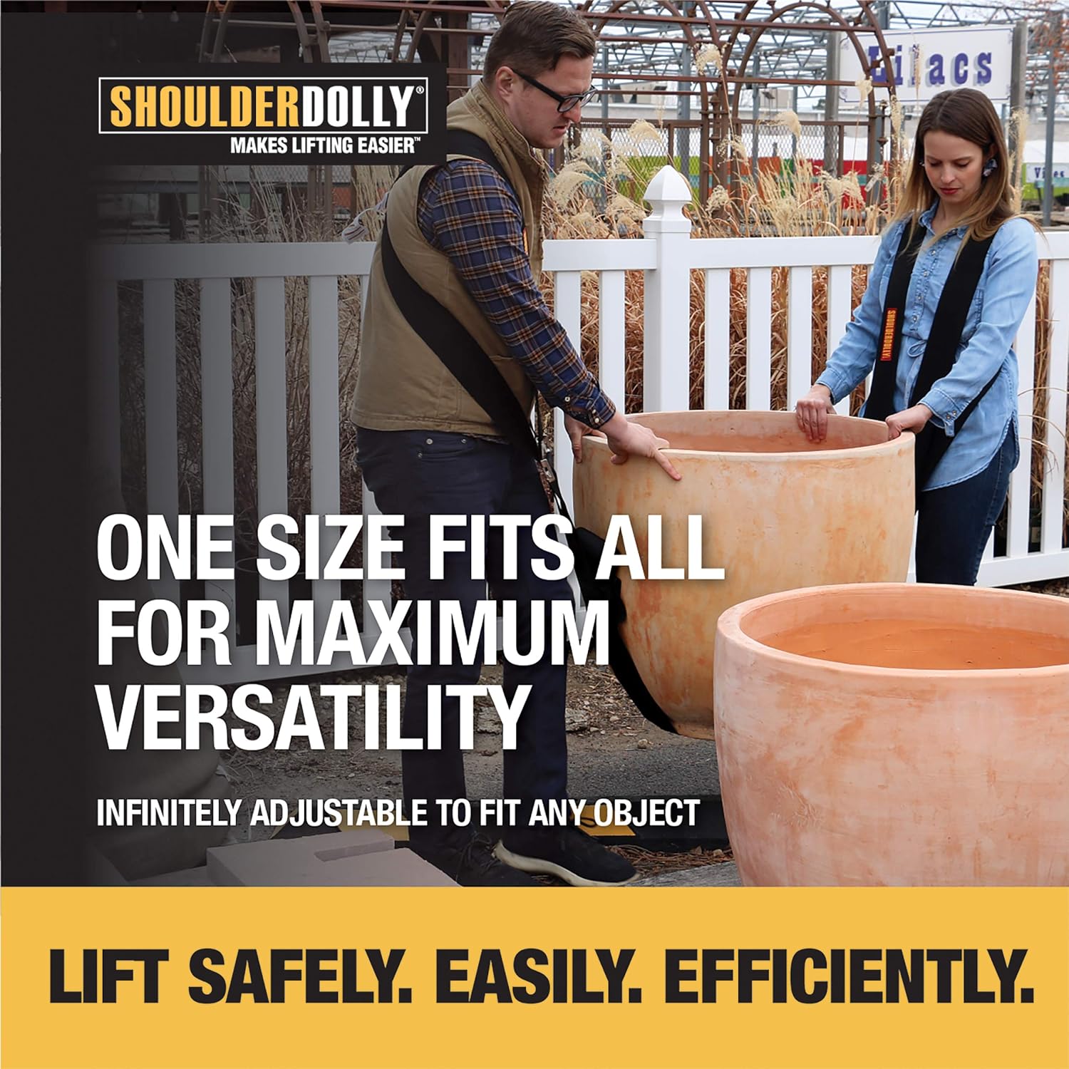 Shoulder Dolly Moving Straps - Lifting Strap for 2 Movers - Move, Lift, Carry, And Secure Furniture, Appliances, Heavy, Bulky Objects Safely, Efficiently, More Easily Like The Pros - LD1000 - Image 5