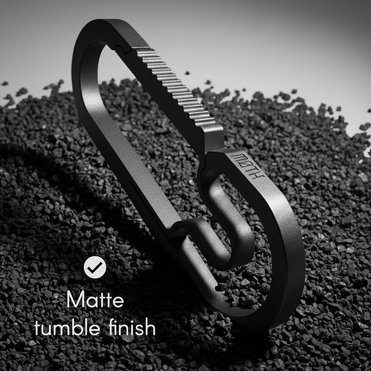 MØTH | Baxter Titanium Carabiner Keychain – Ultralight for Everyday Carry, Hiking & Backpacking – Multi-Purpose, Durable Survival Gear & Camping Essentials - Image 2